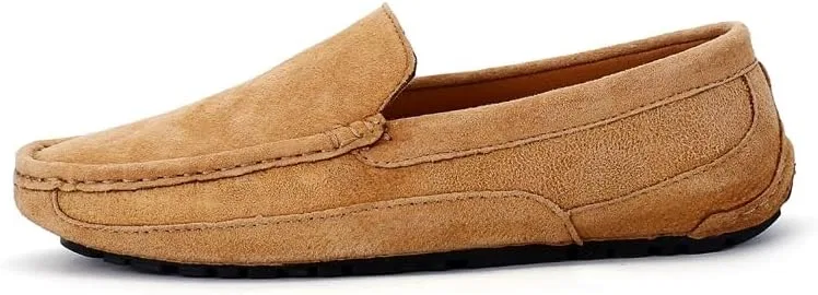 Мокасины мужские замшевые, коричневые PUGHGAETZF