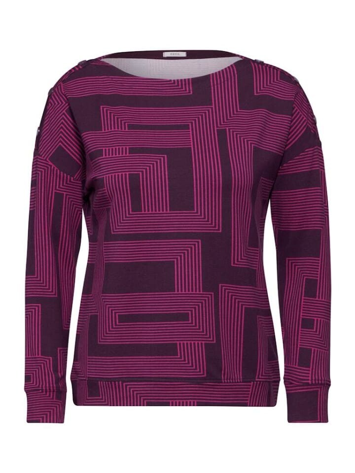 

Лонгслив Cecil Langarmshirt, цвет beloved berry
