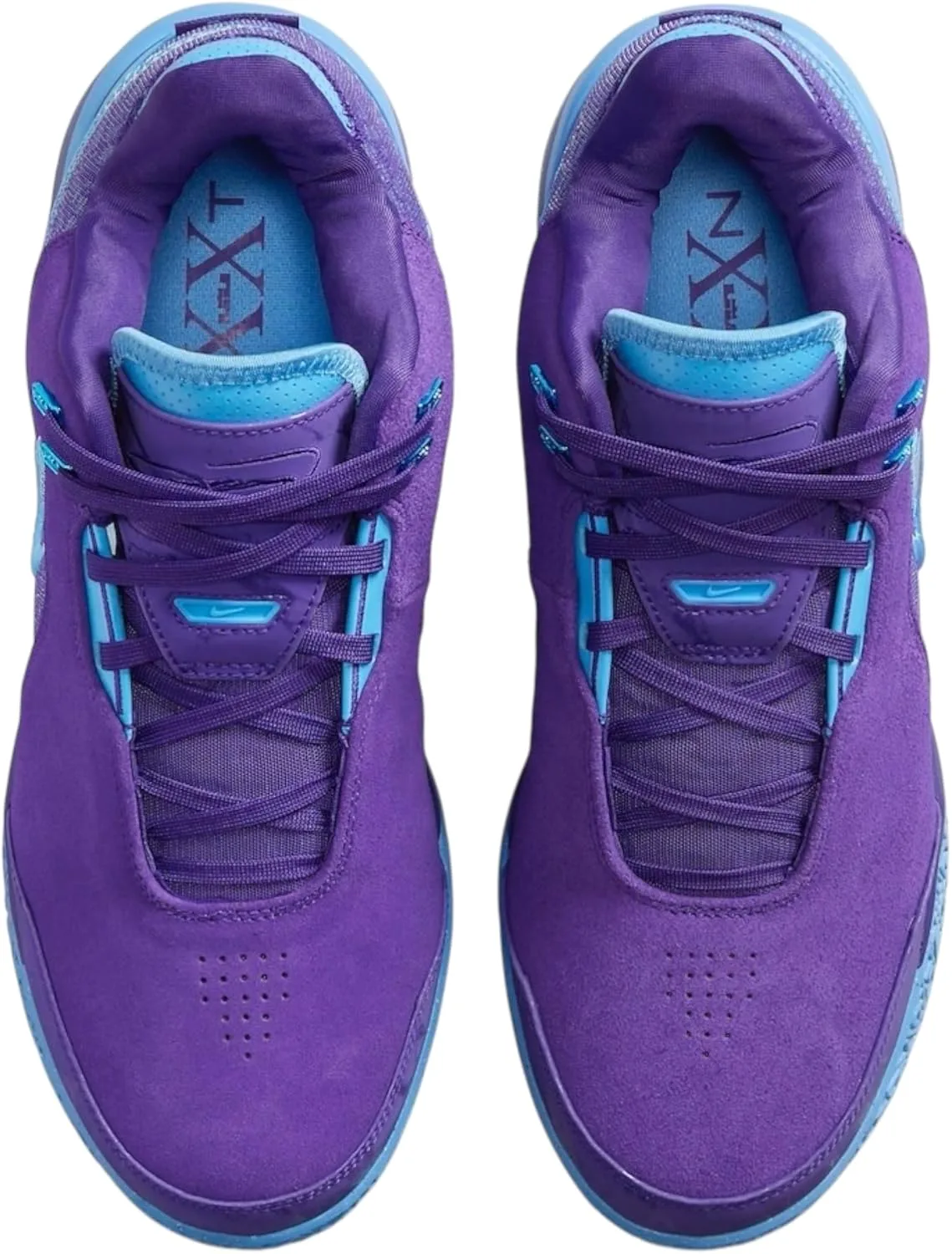 Мужские баскетбольные кроссовки Nike Lebron NXXT Gen AMPD, фиолетовый/металлик серебристый — фото 4