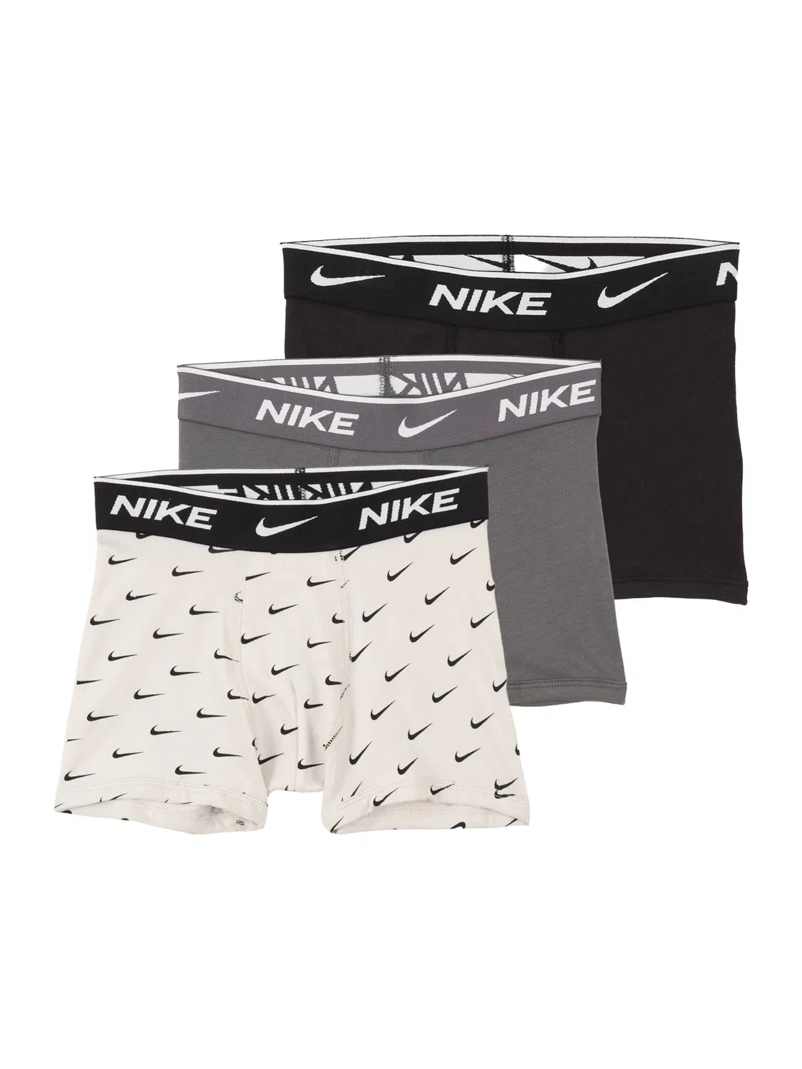 Трусы Nike Sportswear EVERYDAY серого, черного и белого цвета