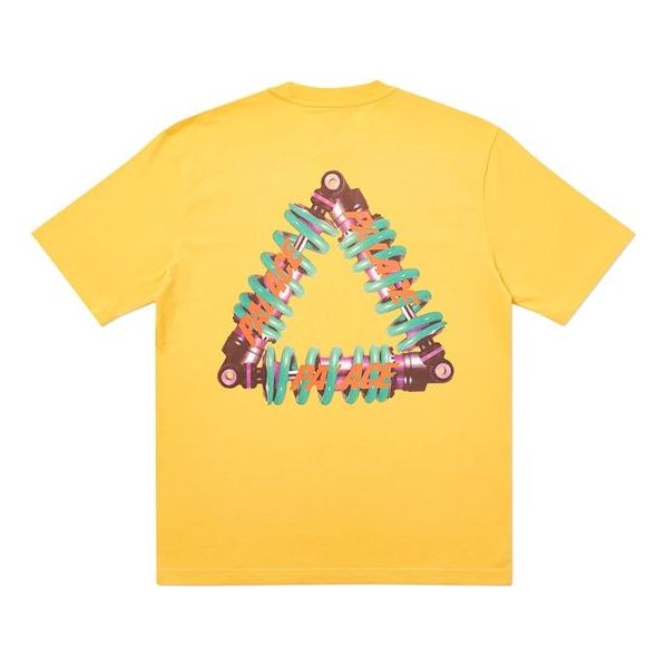 

Футболка PALACE Tri-Pumping Pattern Printing Short Sleeve Unisex Yellow, желтый