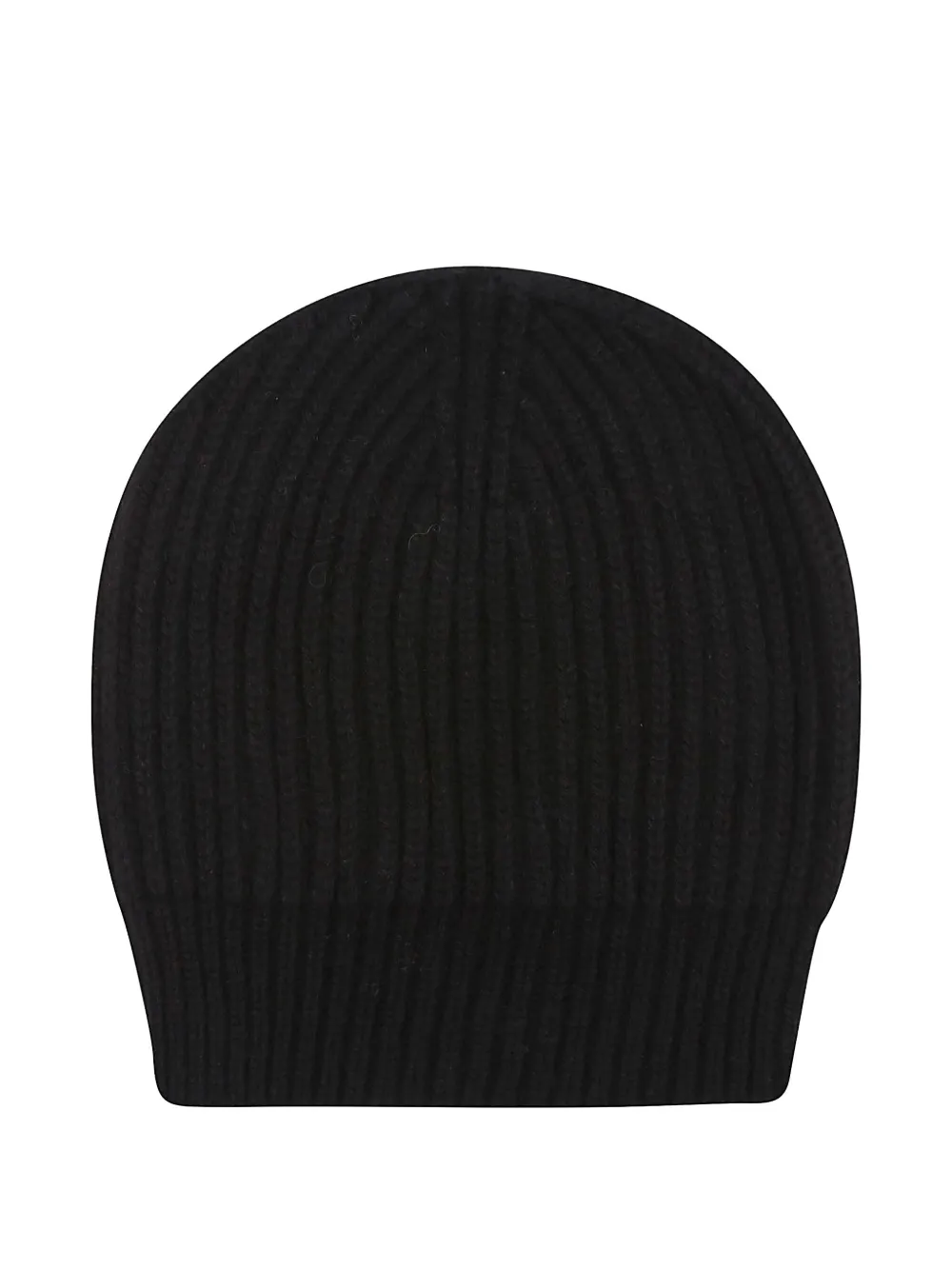 

Шерстяная кашемировая шапка в рубчик Aragona, черный