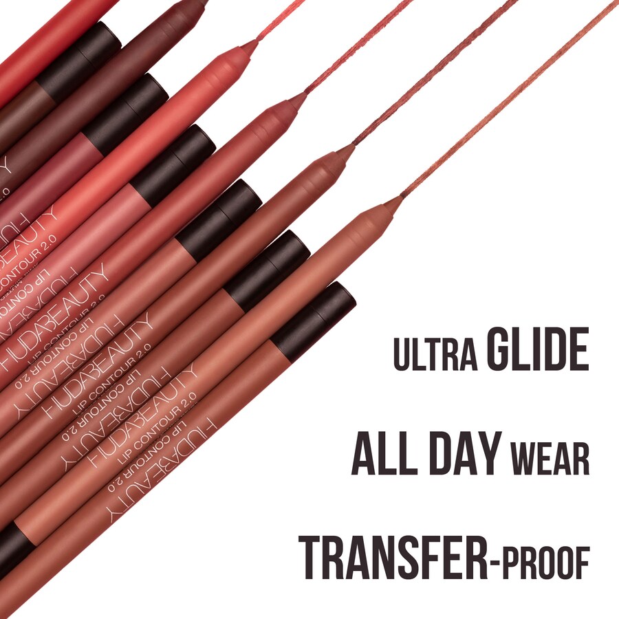 Автоматический матовый карандаш для губ Lip Contour 2.0 HUDA BEAUTY, 0.01 oz/0.5 g, Rich Brown — фото 3