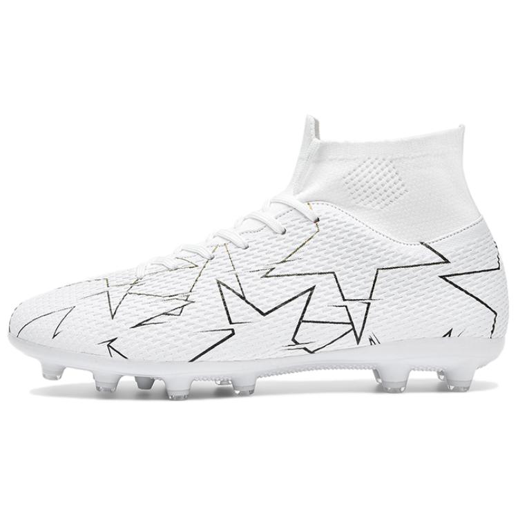 

Sharp Engraving Унисекс футбольные бутсы высокие белые с длинными шипами, цвет White-Long Stud