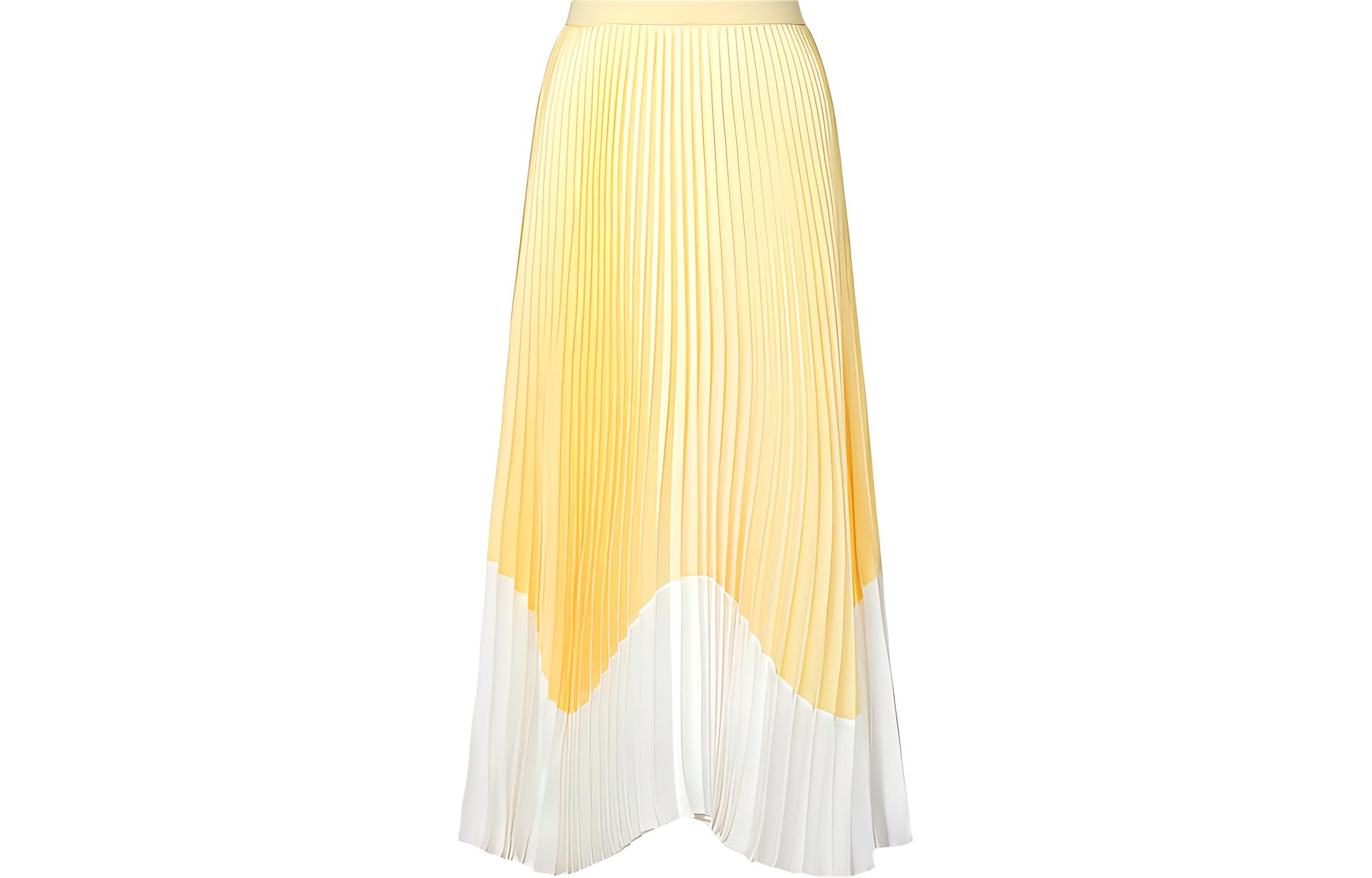 

Повседневная длинная юбка Women's Apricot Yellow UNIQLO, желтый