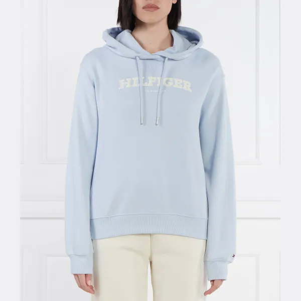 

Толстовка свободного кроя Reg Monotype из флока Tommy Hilfiger, синий