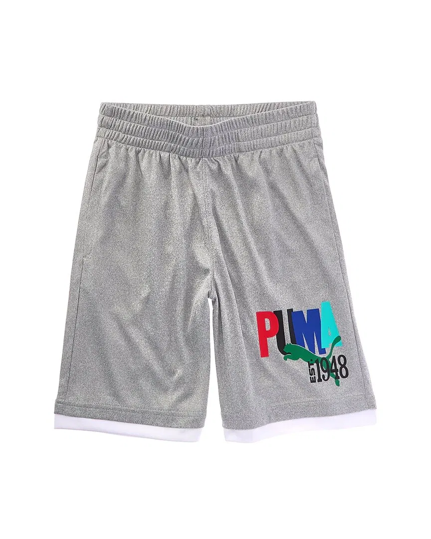 Шорты PUMA Paradise Interlock, серый — фото 2
