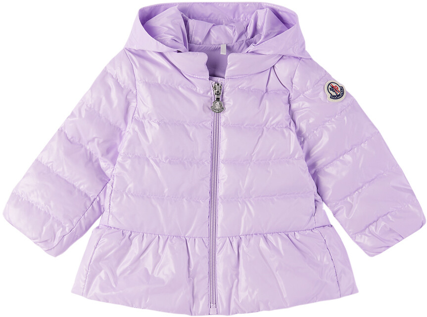 

Детский фиолетовый пуховик Blandine Moncler Enfant