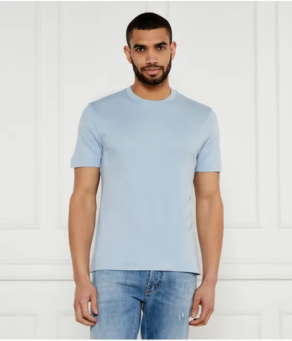 Футболка P-Thompson 52 slim fit Boss, небесно-голубой