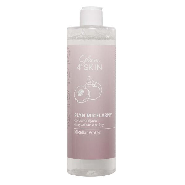 

Мицеллярная жидкость для снятия макияжа и очищения, 400 мл Glam Shop Glam4Skin