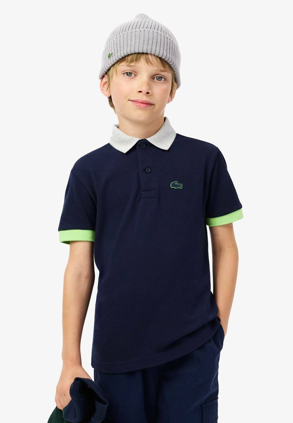 

Рубашка поло Lacoste, темно-синий