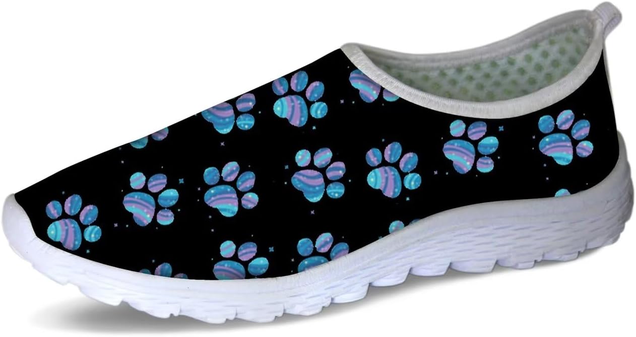 

Кроссовки Forchrinse Panda для женщин и мужчин Go Walk Slip-on для бега и ходьбы, синий