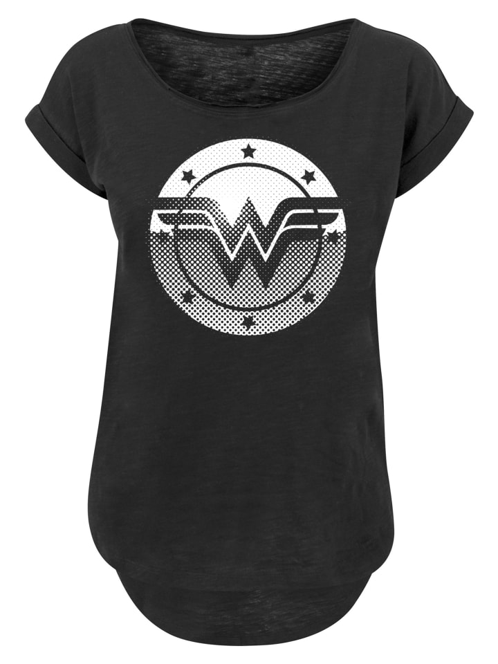 

Длинная футболка с логотипом DC Comics Wonder Woman черного цвета F4NT4STIC, Черный, Длинная футболка с логотипом DC Comics Wonder Woman черного цвета F4NT4STIC