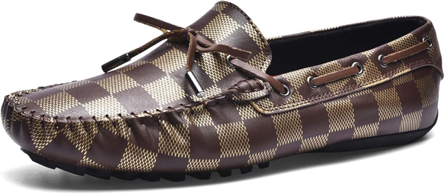 

Мужские лоферы Penny, городские молодежные, деловые, повседневные и формальные туфли, противоскользящие, удобные для ходьбы, вождения, офисная форма, банкеты, свадьбы, костюмы, платья, кожаные туфли Generic, коричневый