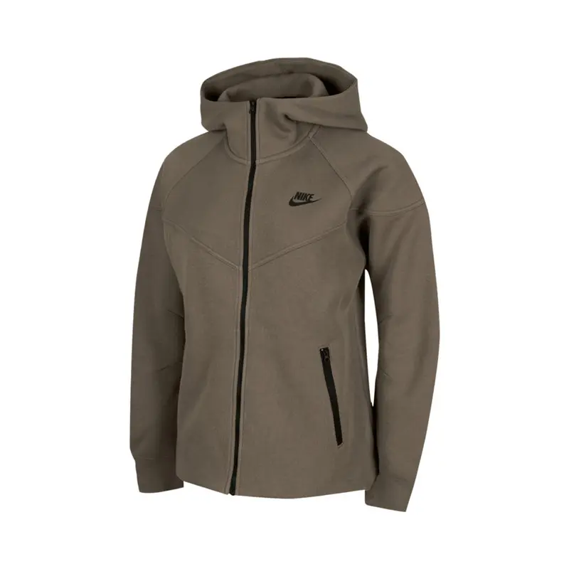 

Nike Женская куртка AS W NSW TCH FLC WR FZ HDY коричневая, Brown-233