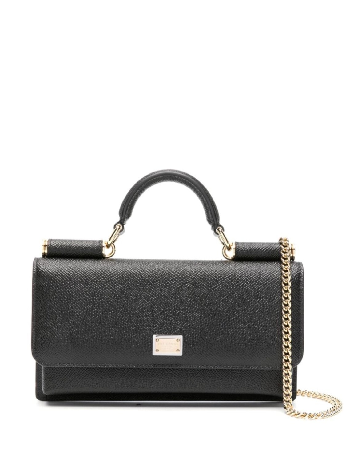 

Dolce & Gabbana клатч с тиснением, черный