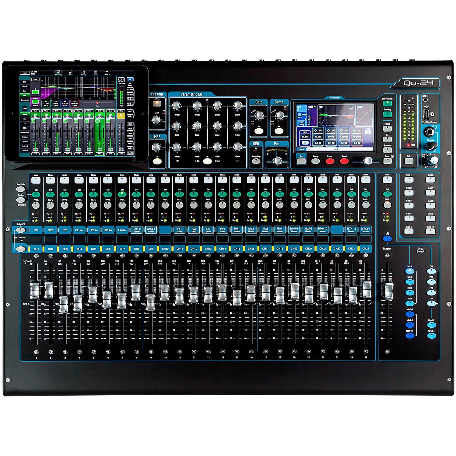 

Цифровой микшер Allen & Heath QU-24 Chrome Edition