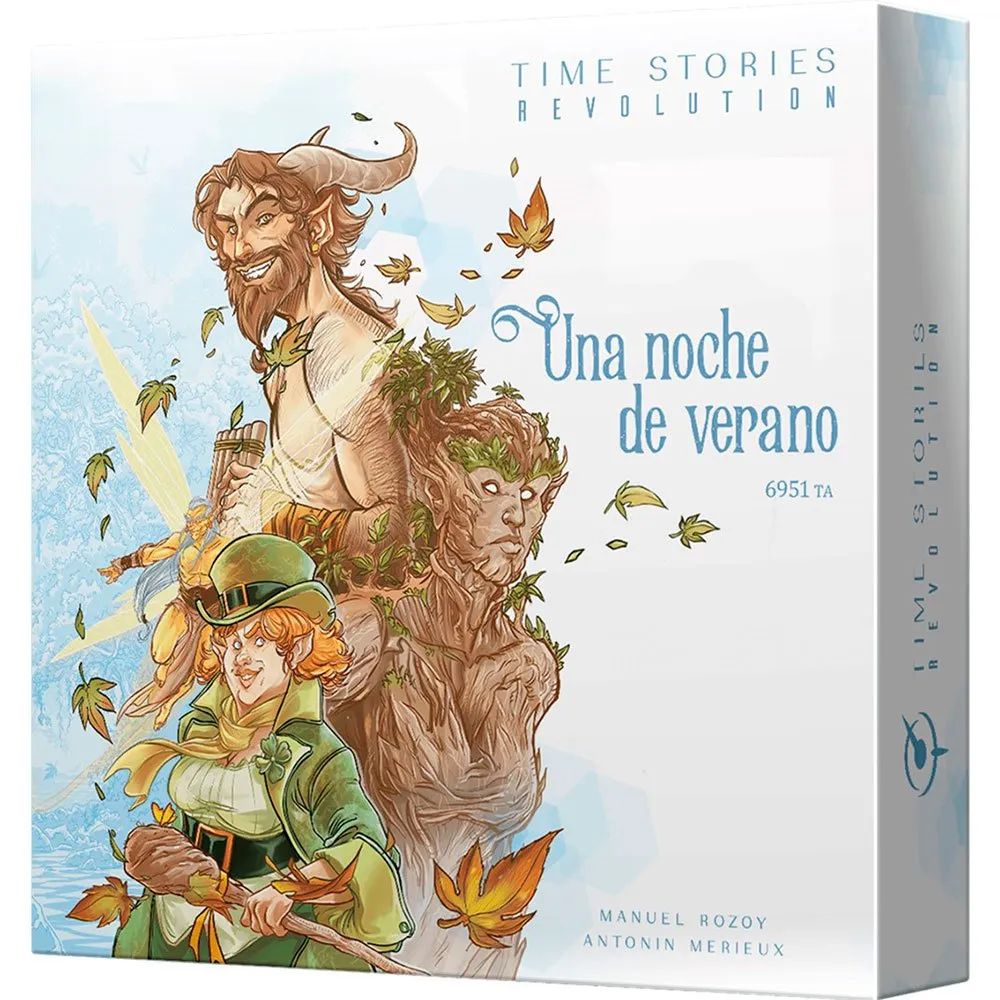 

Детская настольная игра Asmodee TIME Stories Revolution Una Noche De Verano, золотой
