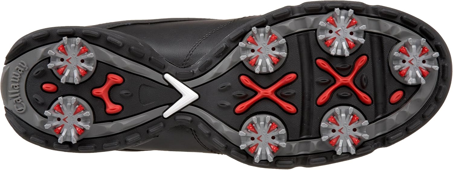 Мужские гольф-туфли Callaway Chev Comfort Name ‎Callaway, черный/серебристый — фото 4
