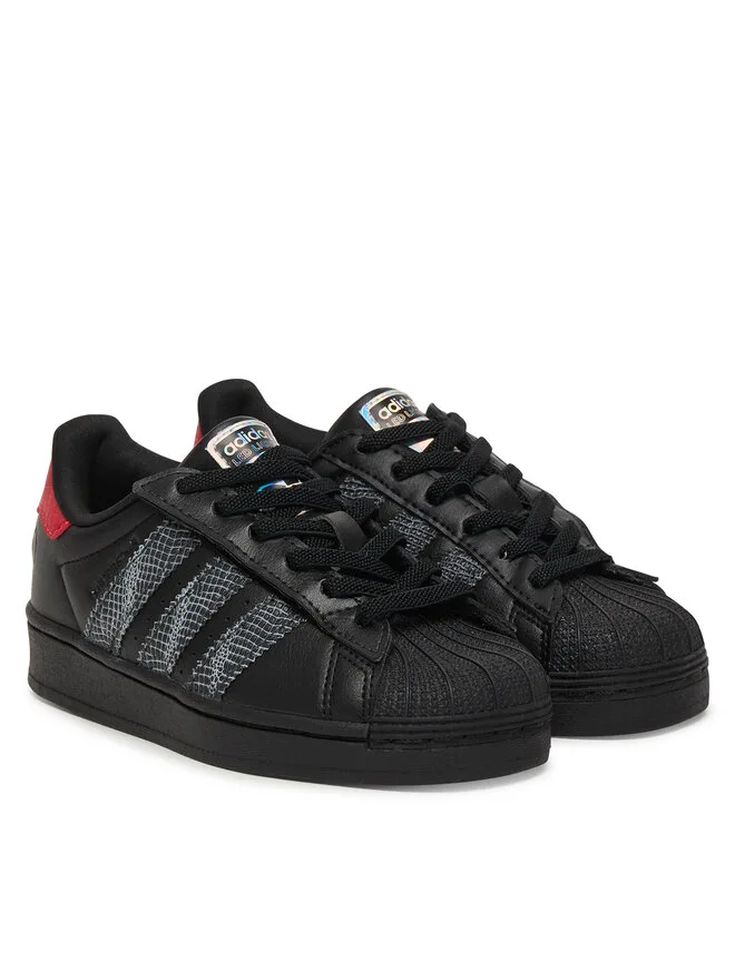 Adidas Кроссовки Superstar Led Lights Comfort Closure Elastic Lace Shoes IH6388, черный — фото 2