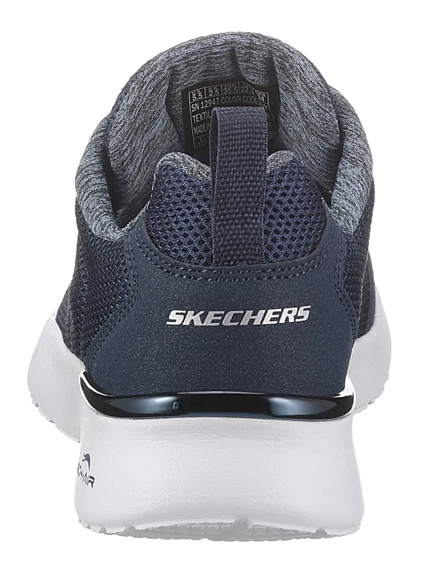 Кроссовки Skechers "Skech-Air Dynamight - Fast Brake", металлический элемент на пятке, повседневная обувь, полуботинки, туфли на шнуровке, цвет морской волны — фото 2
