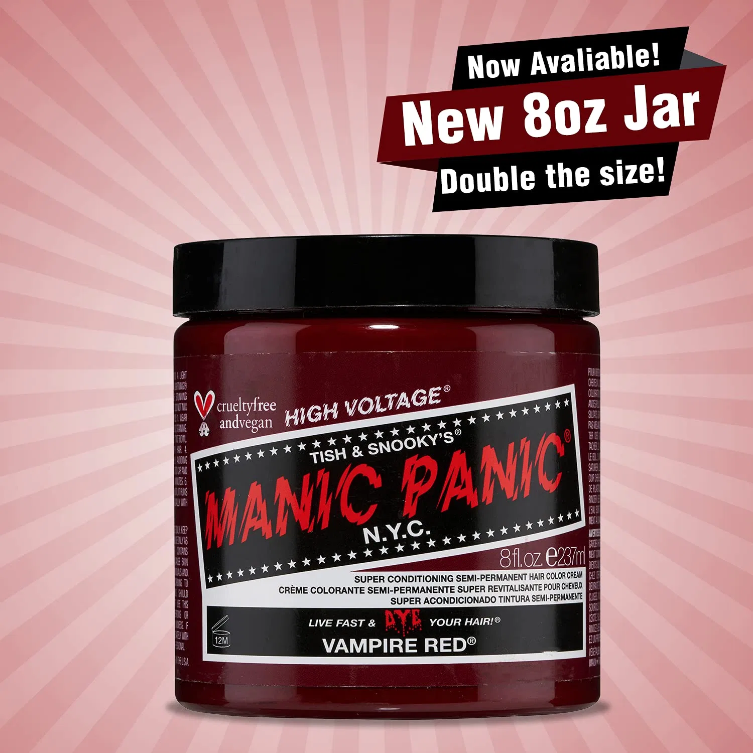 Краска для волос «Vampire Red Classic Line» от MANIC PANIC Manic Panic, Red — фото 2