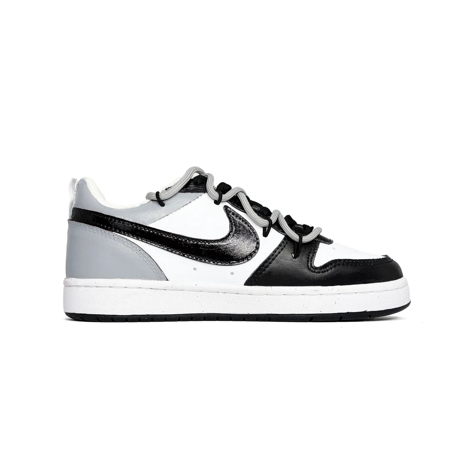 Nike Кроссовки Court Borough Gray Punk с противоскользящей подошвой — фото 3
