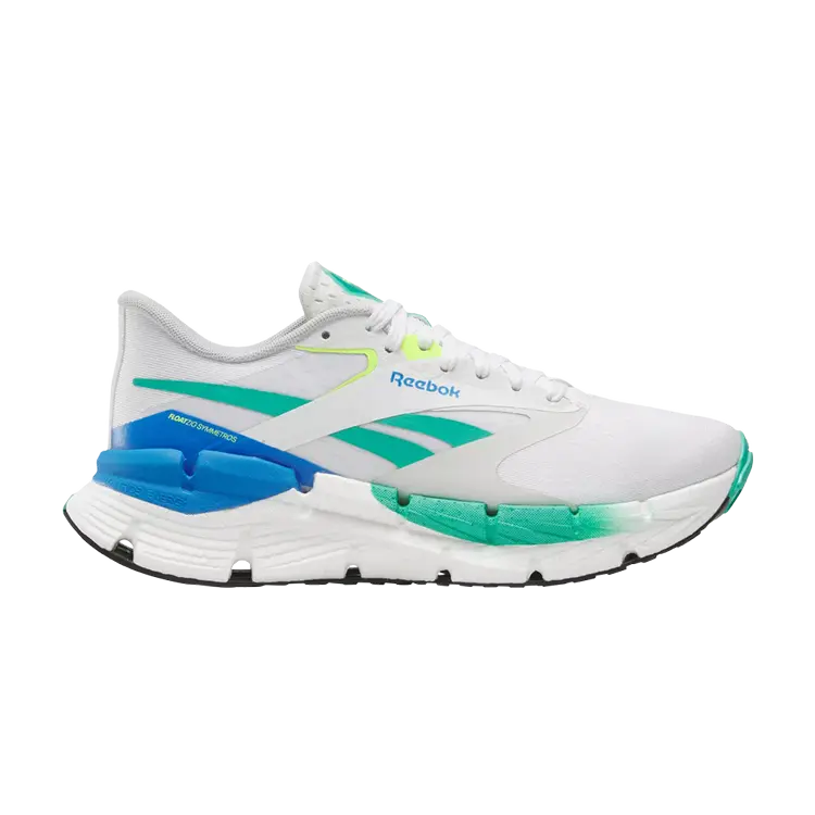 

Кроссовки Wmns FloatZig Symmetros, цвет White Unleashed Green Blue