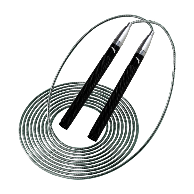 

Профессиональная гоночная неучетная скакалка для фитнеса, стальной трос, алюминиевый контроллер 3м ANTA, черный