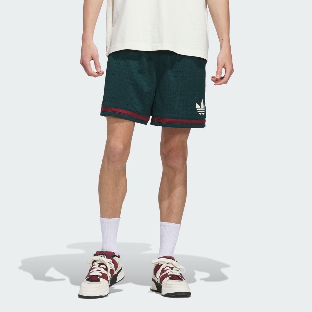 

Спортивные шорты Adidas Originals Basketball Shorts, цвет Aurora Ivy/Shadow Red