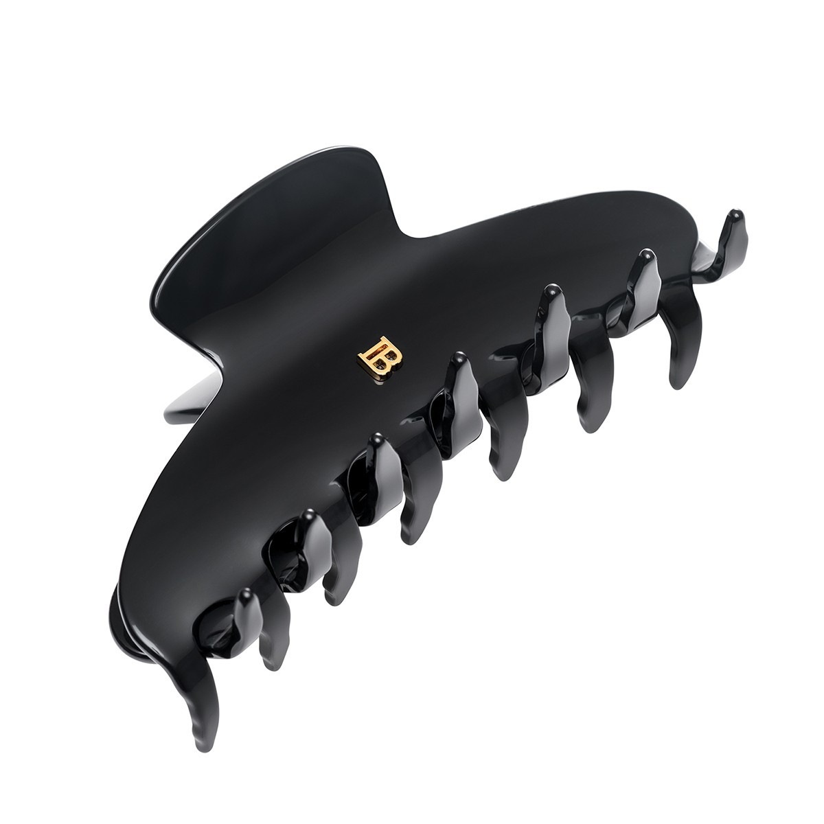 Заколка для волос Balmain Hair Couture Cellulose Acetate Pince ? Cheveux Large Black — фото 3