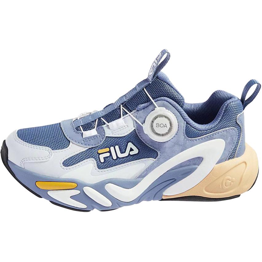 

FILA KIDS Детские кроссовки BOA с противоскользящей подошвой, износостойкие, синие, белые