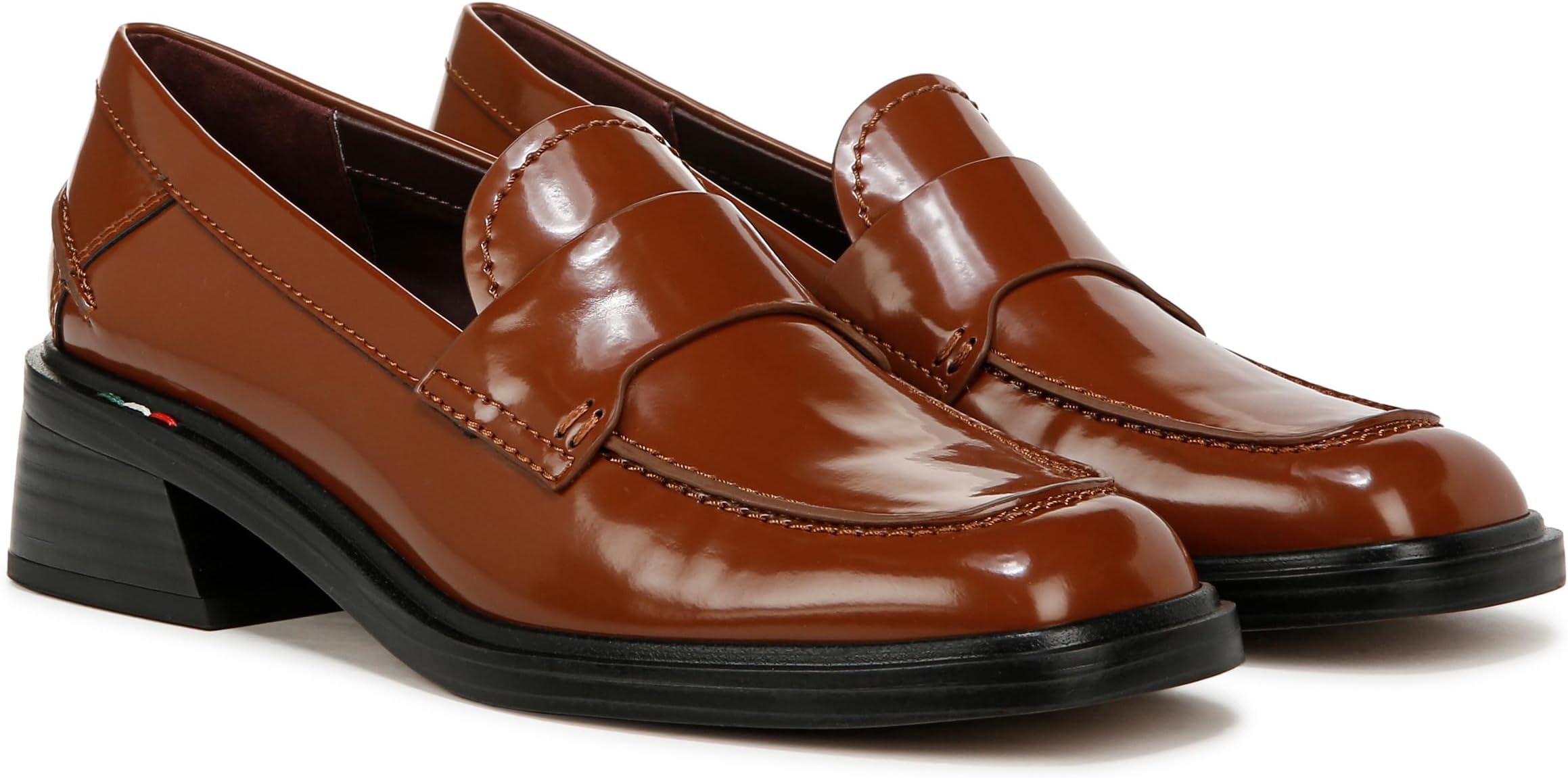 

Лоферы Franco Sarto Gabriella, цвет Tobacco Brown Glossy