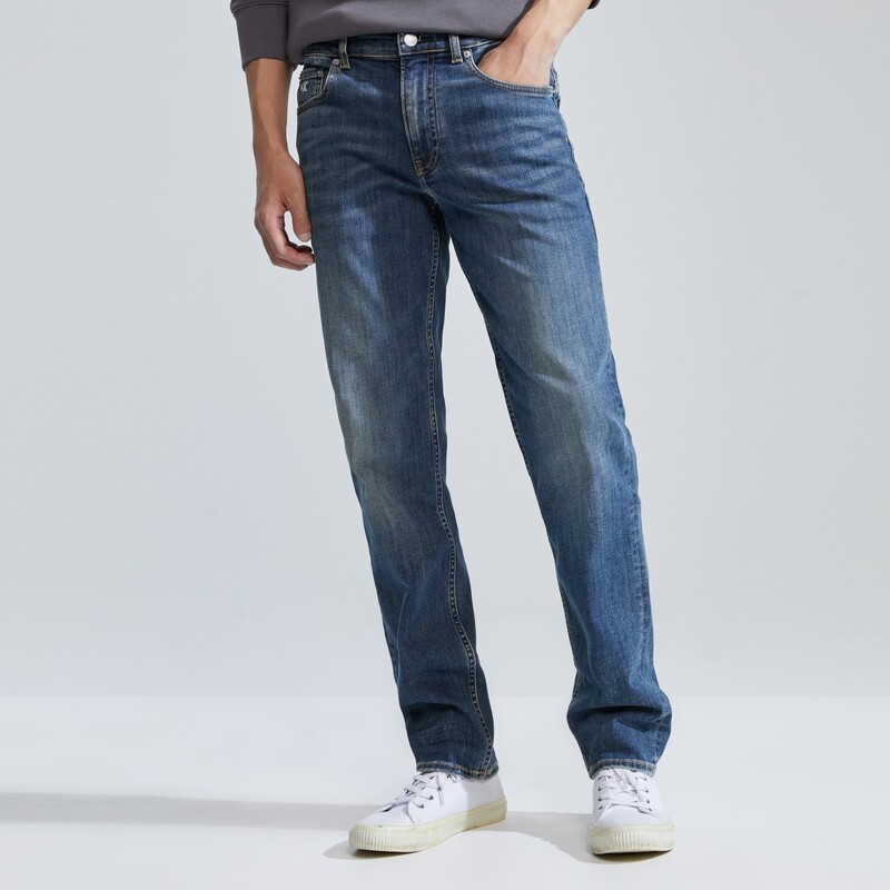 

Джинсы мужские Calvin Klein Jeans с легким начесом, темно-синий