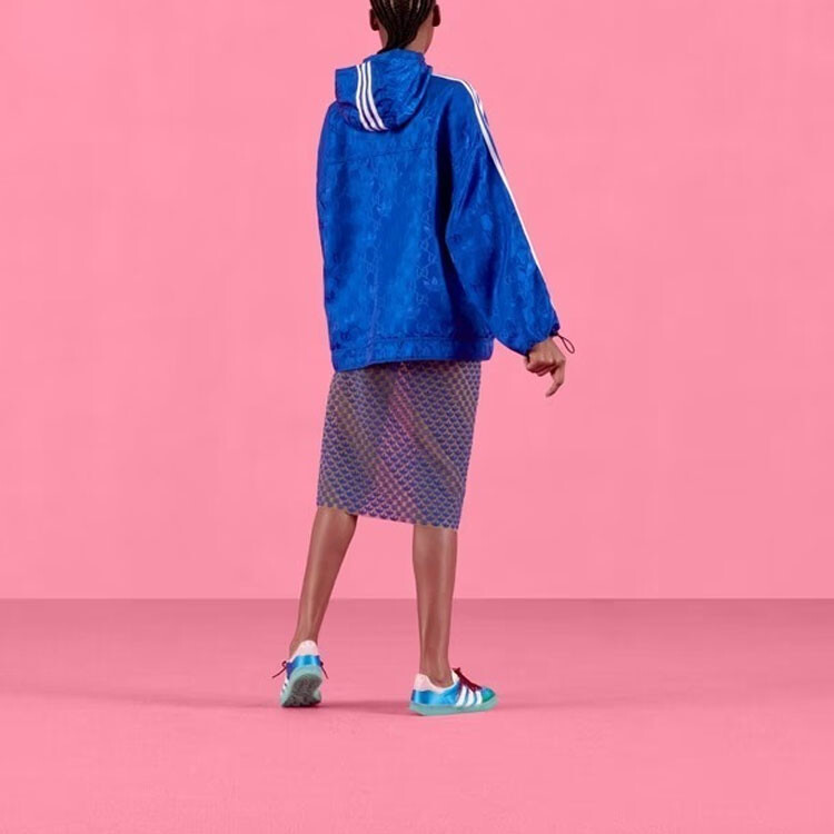 Женская повседневная длинная юбка Adidas Originals X ADIDAS, синяя Gucci — фото 3