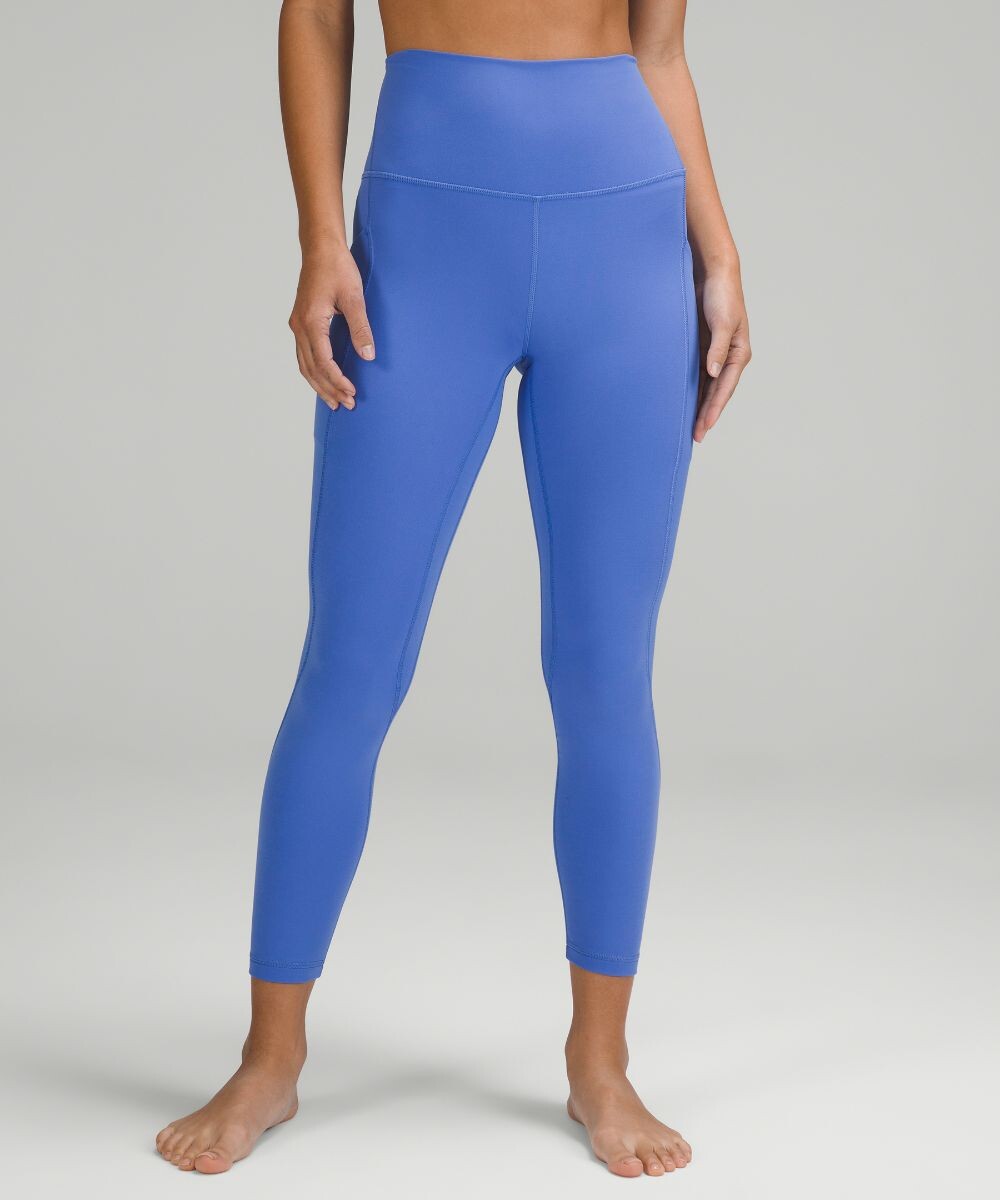

Леггинсы Align с высокой посадкой и карманами Lululemon, индиго