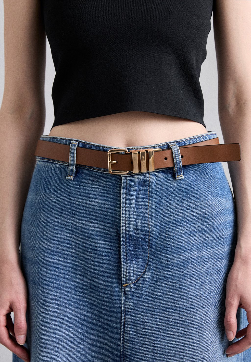 

Пояс REVERSIBLE BELT MICHAEL Michael Kors, коричневый