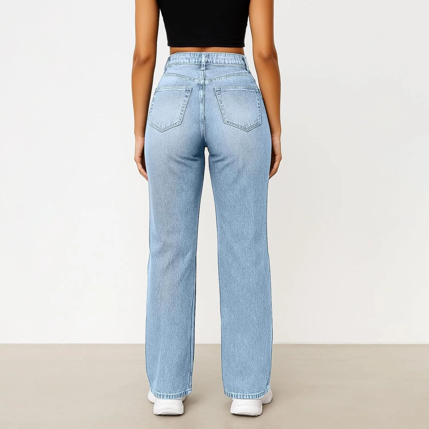 Широкие джинсы для женщин Stretch High Rise Bootcut — фото 3