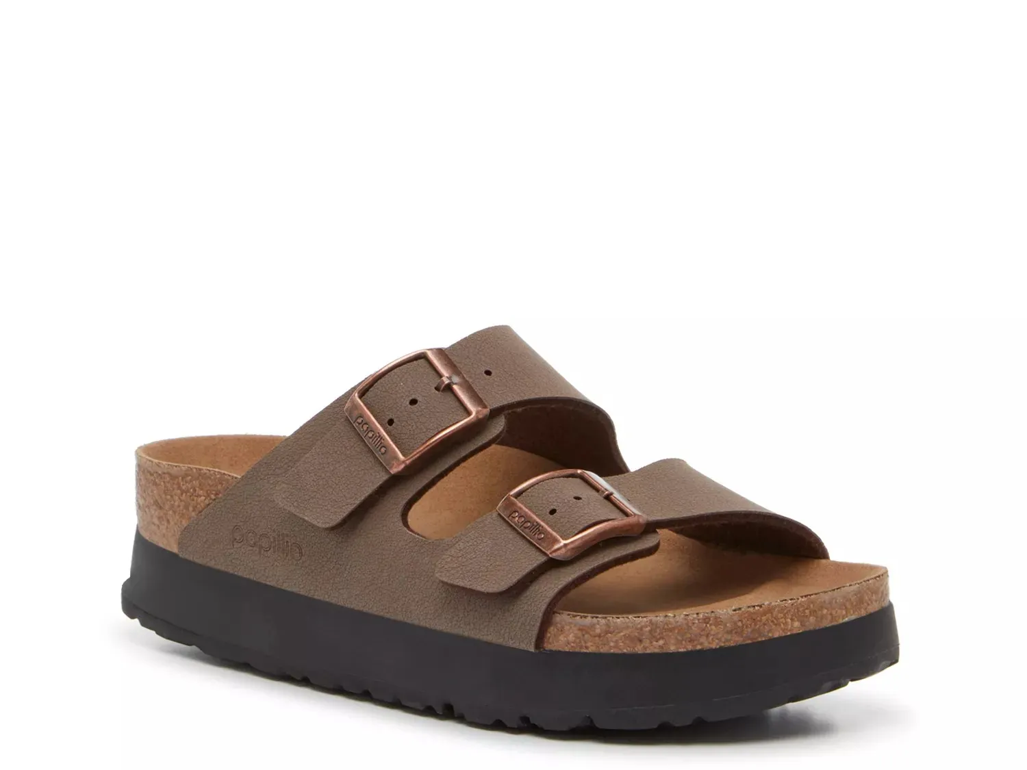 Сандалии Birkenstock Papillio By Birkenstock Arizona Platform Slide - женские, коричневые
