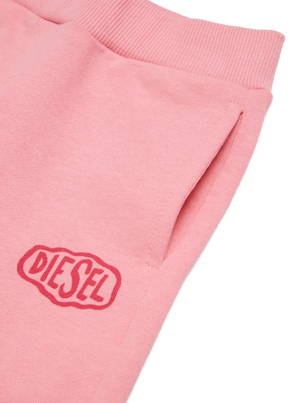 Спортивный костюм с логотипом Diesel Kids, розовый — фото 3