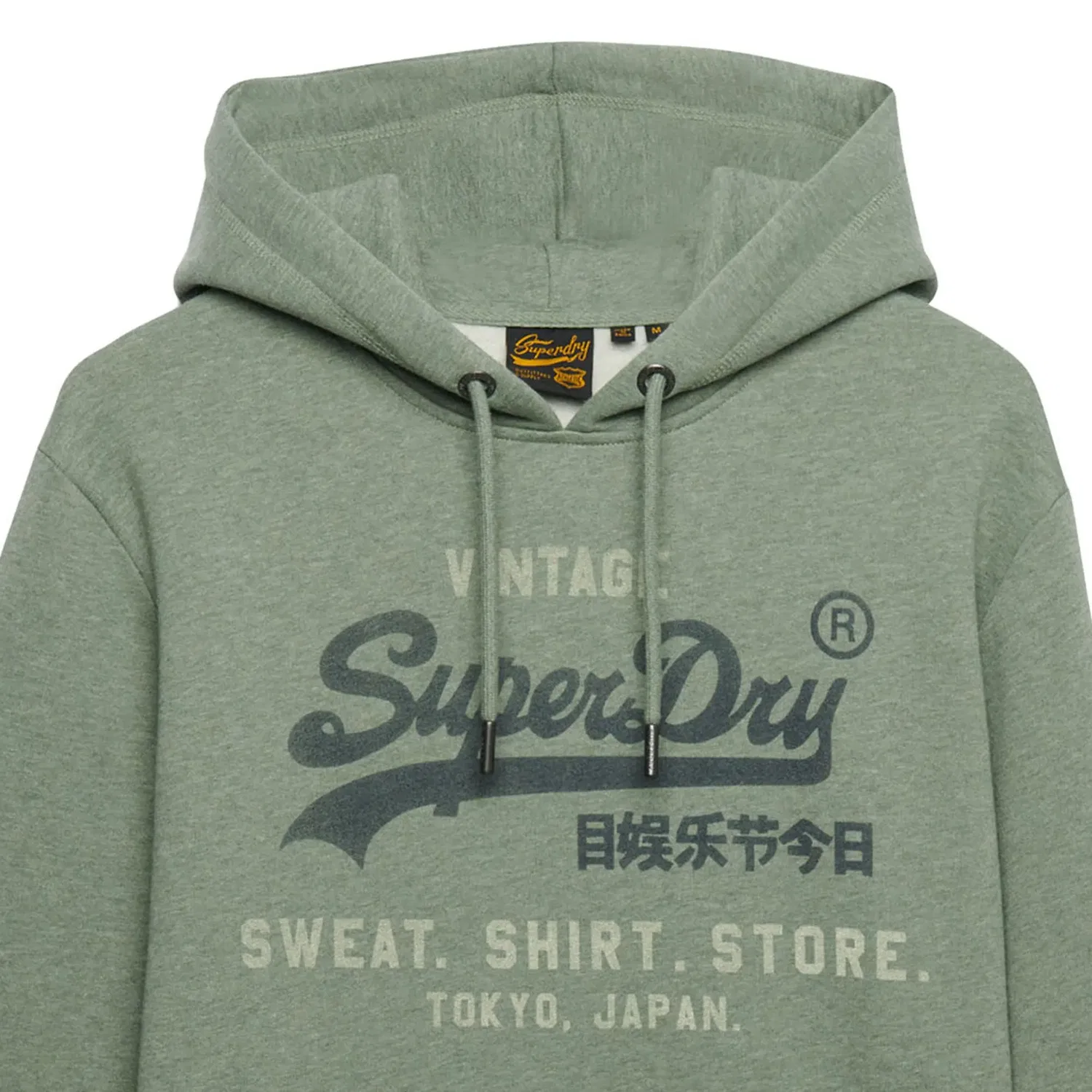 Худи большое, Superdry, зеленый — фото 2
