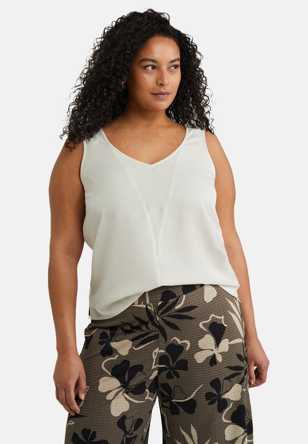 

Топ Blouse WE Fashion, кремовый