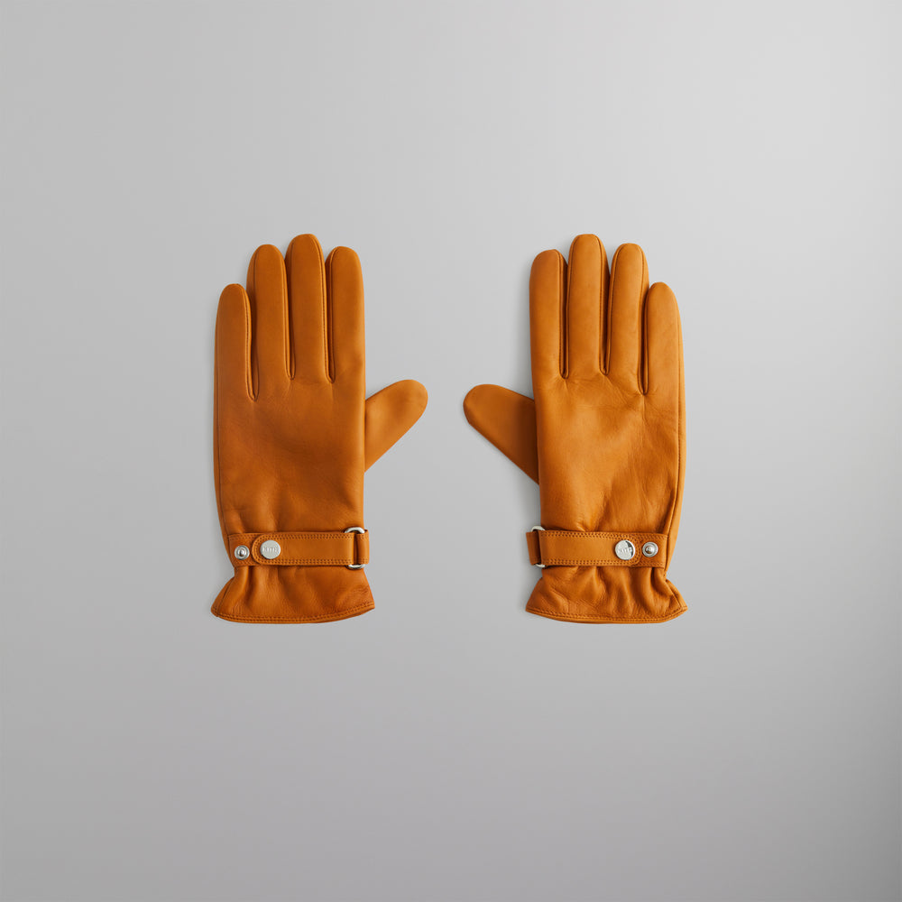 

Перчатки Kith Manhattan Leather Gloves, цвет Desert