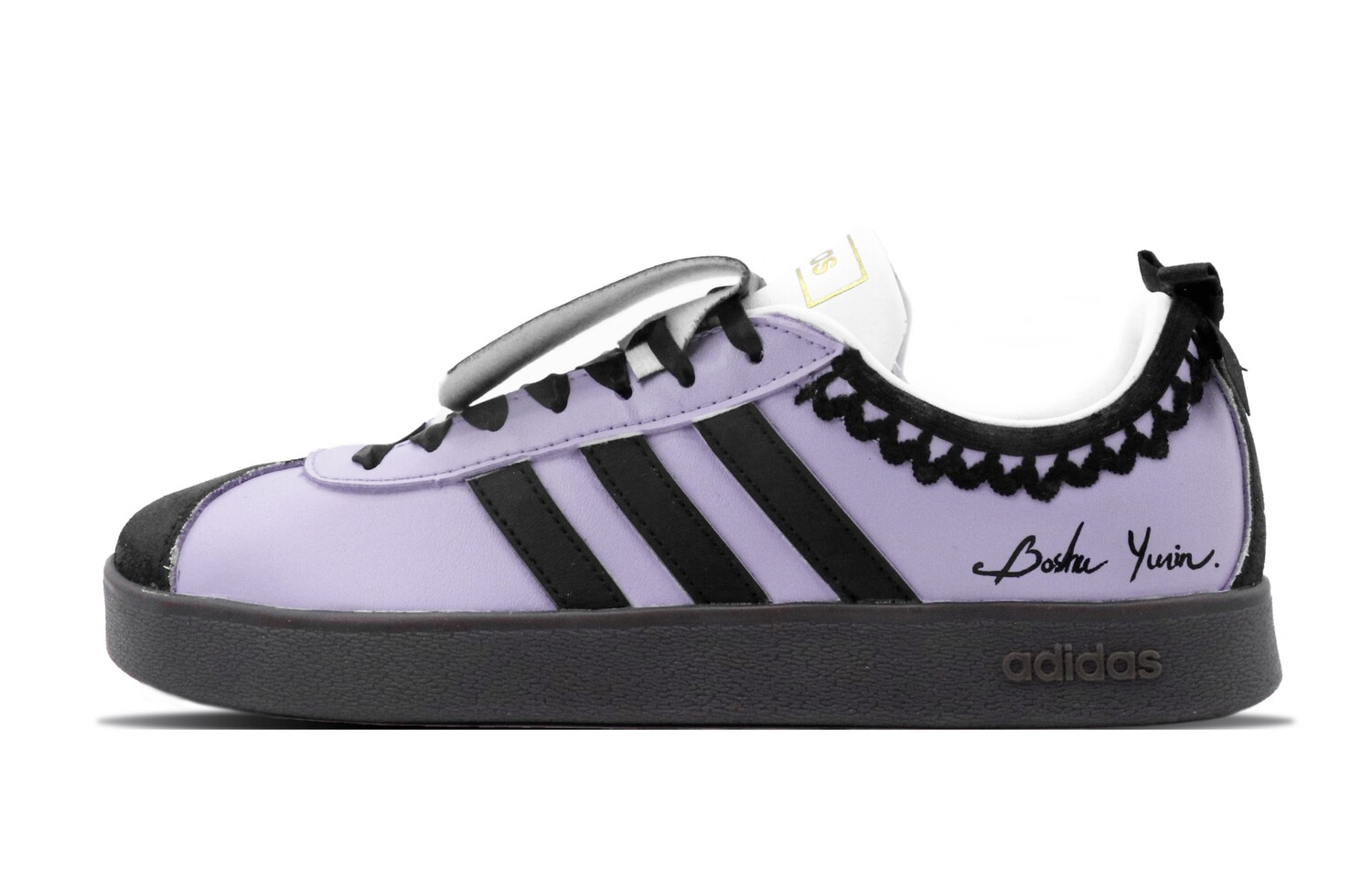 

Кроссовки adidas neo Vl Court Skateboarding Shoes Unisex Low-top Purple Black, светло-фиолетовый