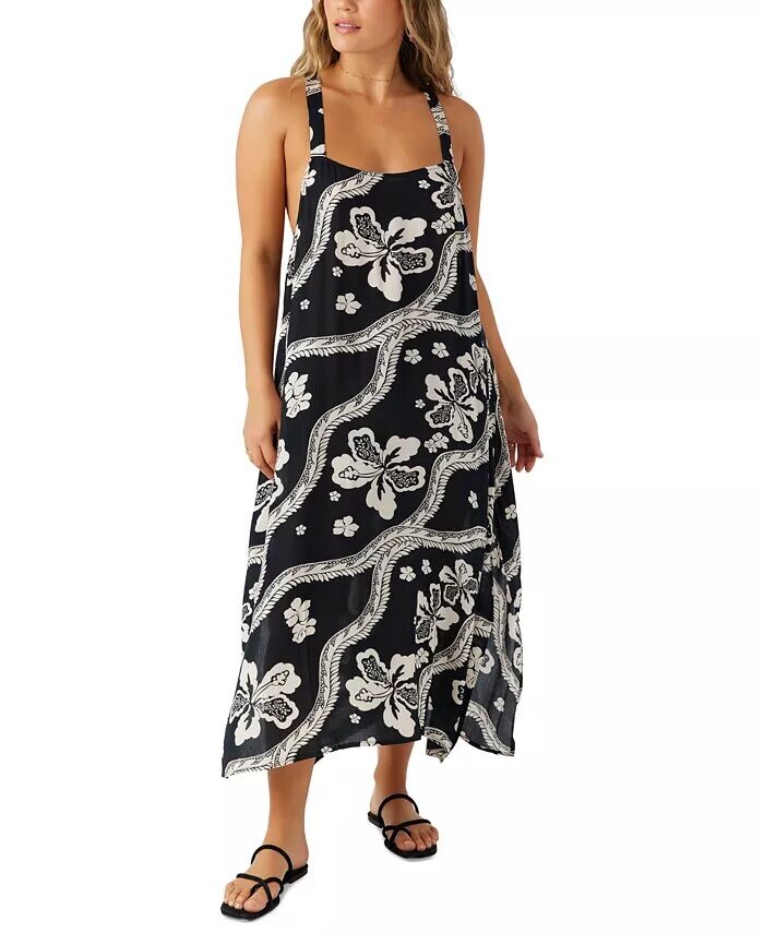 

Женское платье-футляр Miranda Woven Midi Tank Cover-Up O'Neill, черный