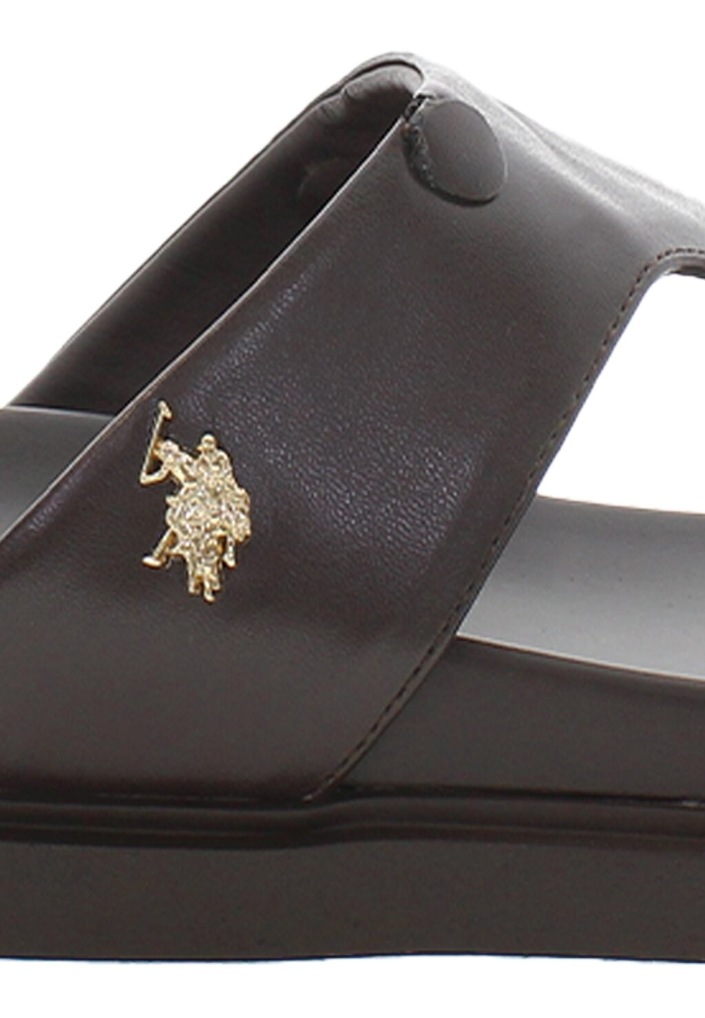 

Шлепанцы KARY U.S. Polo Assn., темно-коричневый