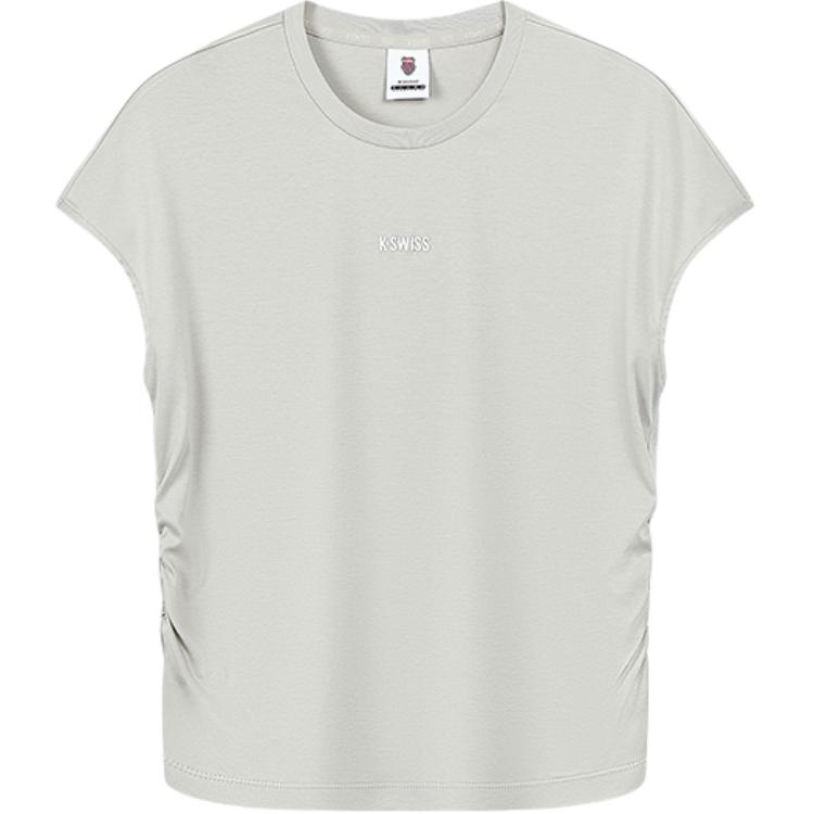 

Футболка KSWISS женская светло-чайная серо-коричневая K·SWISS