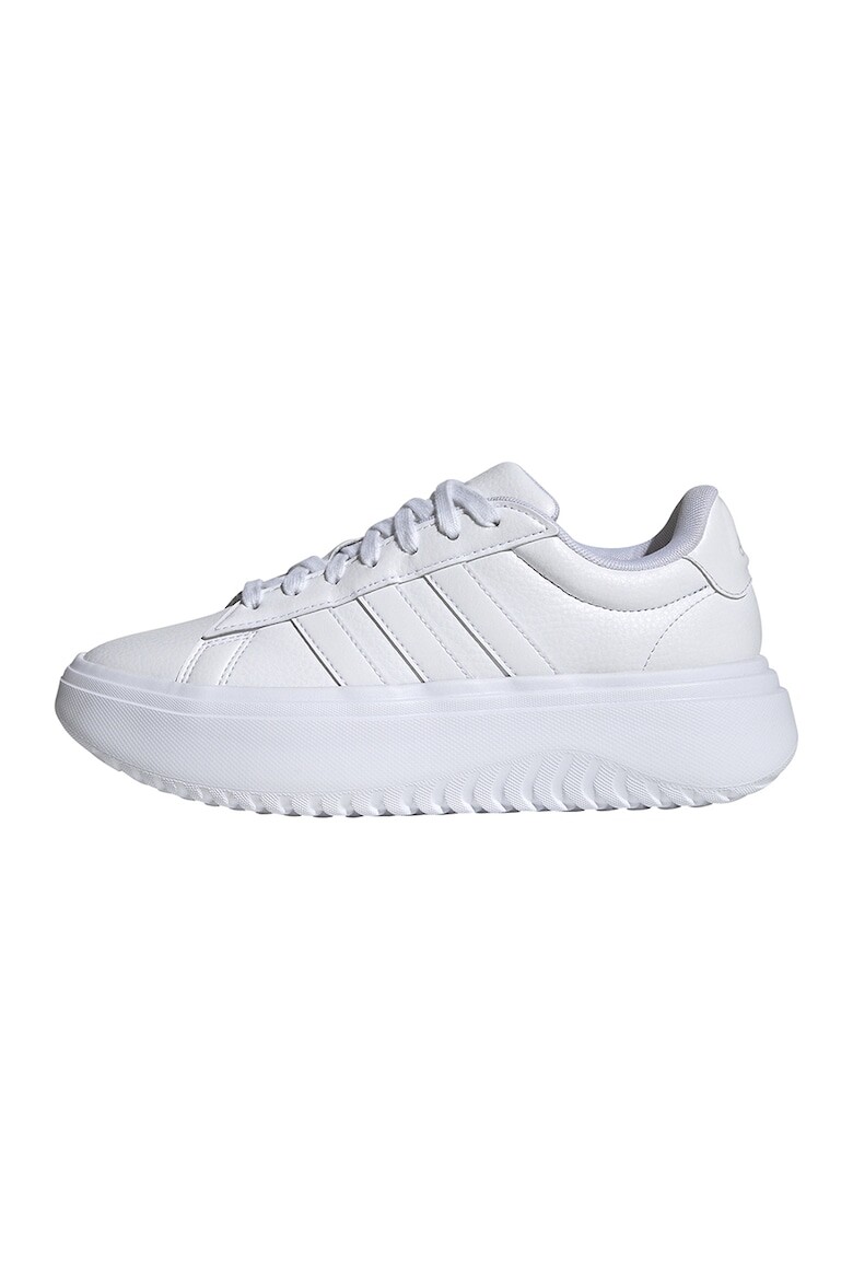 

Туфли Grand Court из экокожи на плоской платформе Adidas Sportswear, белый