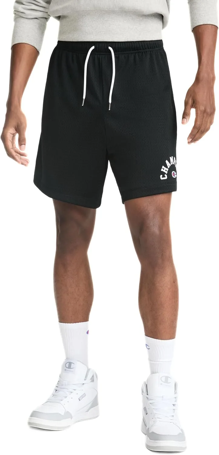 

Champion мужские шорты Yearbook Mesh, 7", Arch Logo