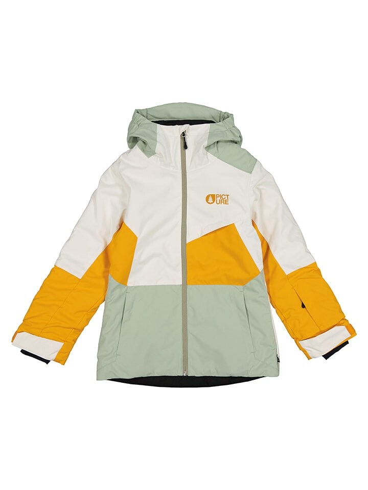 

Куртка для лыж и сноуборда PICTURE Ski-/ Snowboardjacke Kamelya, цвет Weiß/Orange/Türkis